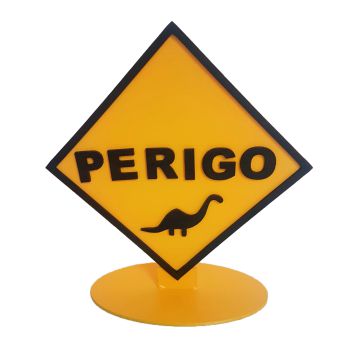 Dinossauros -Placa perigo 2